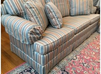 Baker Three Seat Sofa With Matching Pillows