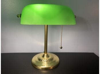 Art Deco Style Banker's Lamp