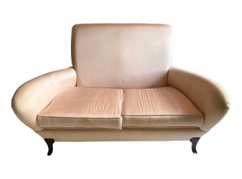 Designed By Prospero Rasulo Silk 'Poltronova SHE' Seating Sofa Chair (REUPHOLSTERY PROJECT)