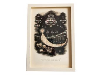 Peregrinations D'Une Comete - Wanderings Of  A Comet By J.J. Grandville Print