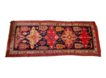 Authentic Antique Large Handwoven Afghan Tribal Rug