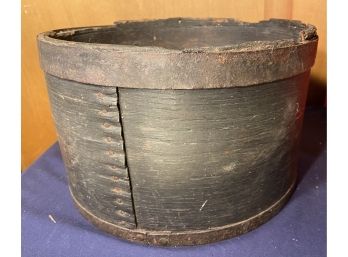 Vintage Shaker Round Box And Other Boxes And Baskets.(See Photos In Description For Details)