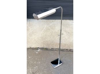 Mid Century Chrome  Pharmacy Lamp With Adjustable Head By Koch And Lowy