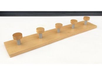 Modern Style Solid Wood Wall Hung Coat Rack
