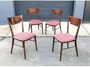 Set Of 4 Winchendon Furniture Perimeter Group Dining Chairs Designed By Paul McCobb