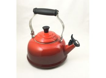 Vintage 1.7 Liter Le Creuset Enameled Tea Kettle