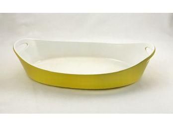 Mid Century Copco Yellow Enameled Cast Iron Pan By Michael Lax