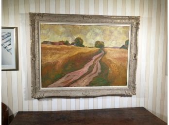 STUNNING Large Antique Impressionist Oil On Canvas By FRANTA VOLF (1897-1983) - Listed ARTIST Fantastic !