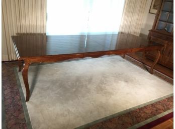 SPECTACULAR Enormous Marquetry Dining Table HENREDON ' Pierre Deux  Country French  ' (10 Feet) W/ 2 Leaves