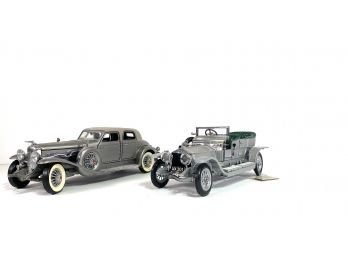 Vintage • Franklin Mint Precision 1:24 Scale Models • Rolls Royce And Dusenberg