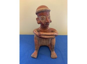 Old Mexican Terracotta Sculpture In Great Shape No Damage Whatsoever Great Patina