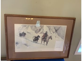 Large (Ken Schmitt) (pencil Signed And Number) By Artist And Signed In Plate (cautious Decent)