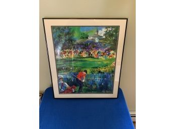 Leroy Neiman Print Double Matted Signed And Numbered In Plate And By Hand Framed Under Glass