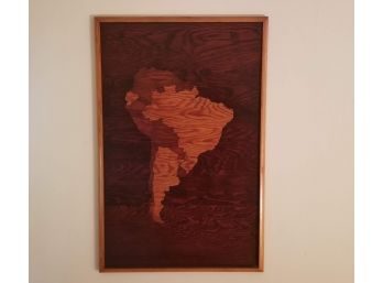 Wooden African Continent Puzzle