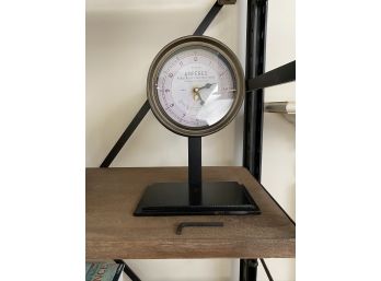 Restoration Hardware French Amperes Meter Clock