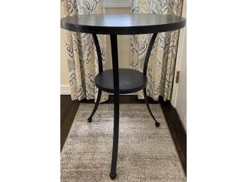 Crate + Barrel Hammered Circular Side Table
