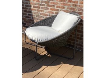 Crate + Barrel Outdoor Basket Chair