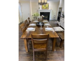 Crate + Barrel Harvest Dining Table