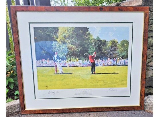 Lee Travino 'The Red Shirt & Green Magic' 1968 US Open Champion Signed Print  W/COA #119 Of 1500-MSRP $795