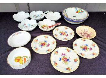 Vintage Assortment Of Porcelain Tableware, Royal Worcester, Syracuse, Addersley, Royal Staffordshire