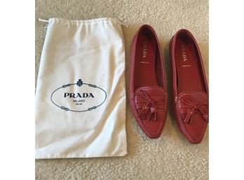 Pair Of Prada Italian Leather Shoes