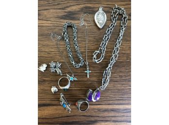Assortment Of Sterling Jewelry