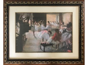 Framed Print Edgar Degas 'The Dance Class' 1873