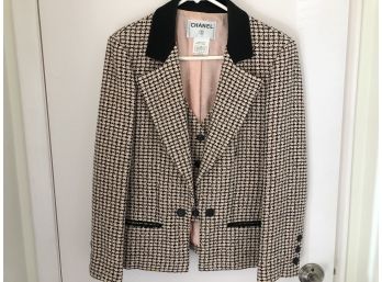 Classic Chanel Jacket, For Ladies Who Lunch, Pink, Black, White