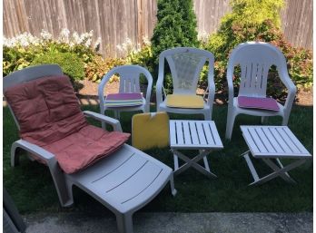 Assorted Outdoor Resin Furniture