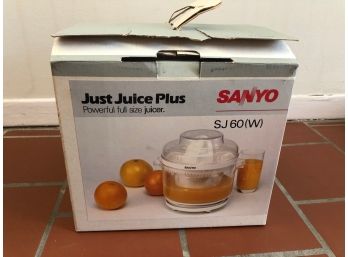 Just Juice Plus, Sanyo