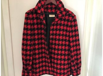 Vintage Wool Pendelton Jacket - Red And Black Buffalo Check