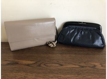 Two Clutches - One Contemporary - One Vintage - Both Fab