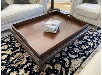 Restoration Hardware Coffee Table With Removable Tray