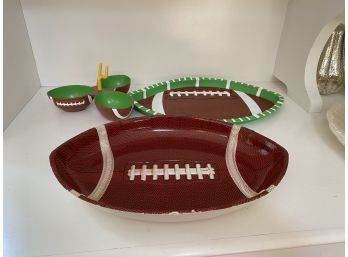 Plastic Football Trays And Bowls