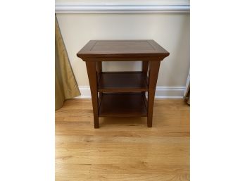 Pair Of Two Wood Side Tables/night Stands
