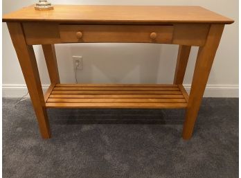 Light Wood Console Table