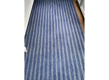 Pottery Barn Blue And White Striped Rug