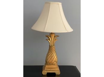 Gold Pineapple Lamp