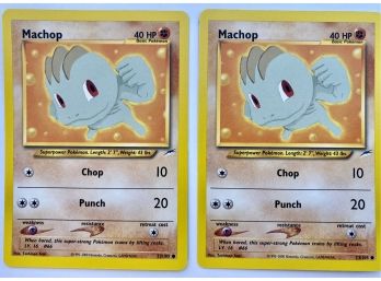 2 Machop Cards 1995-2000