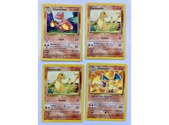 Charizard With A Star, Charmeleon And 2 Charmander All 2002