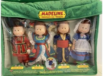 Madeline International Traveler Dolls 4 Different Countries NIB Rare.