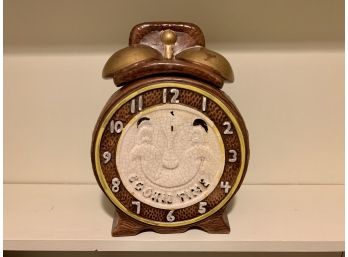 'Cookie Time' Alarm Clock Cookie Jar