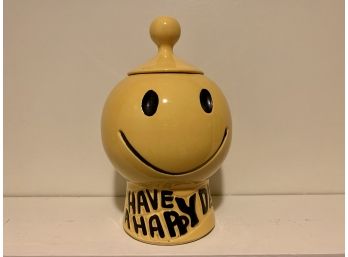 McCoy 'Have A Happy Day' Smiley Face Cookie Jar