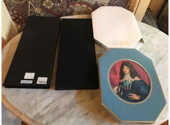 Pair Of Rare Limited Edition SWATCH Watches With Boxes