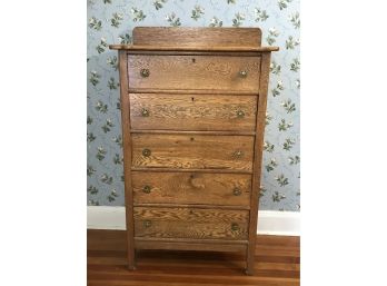 Beautiful Antique Wooden Chest Of Drawers