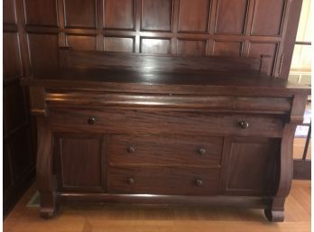 Very Large Antique Wooden Sideboard