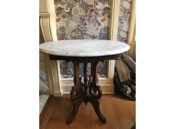 Beautiful Marble Top Accent Table