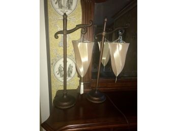 Pair Of Elegant StaiArt Lamps