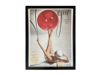 1941 Vogue Cover Framed Poster