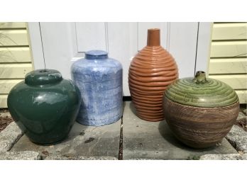 Collection Of Large Urn Vases